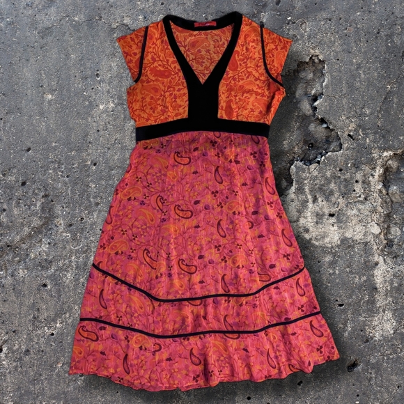 Narciso Rodriguez Dresses & Skirts - Narciso Rodriguez for Design Nation Bright Paisley Dress sz M